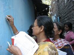House to house marking